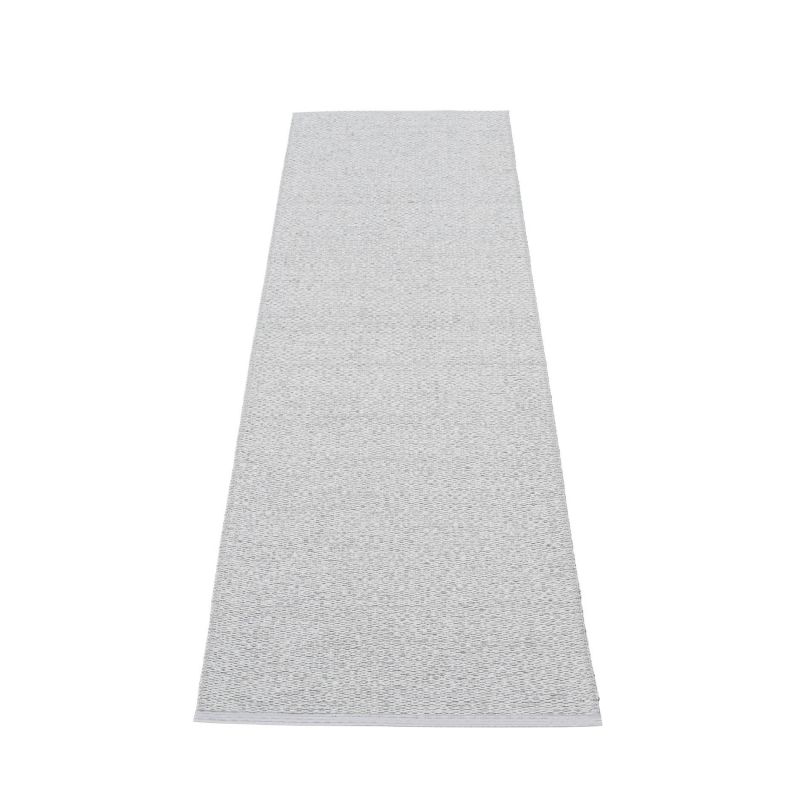 Svea Kunststoffteppich 70x240 cm GRAU METALLIC Pappelina EINZELSTÜCK 